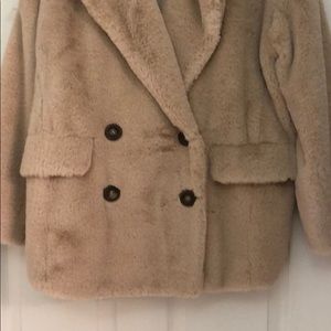 Faux fur jacket
